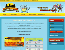 Tablet Screenshot of pokemonrpg.nl